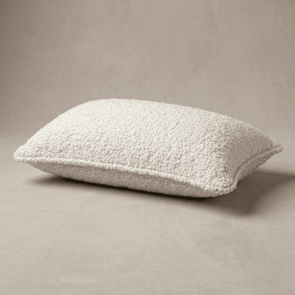 Jastuk Kaća 30×60 — Bouclé bela